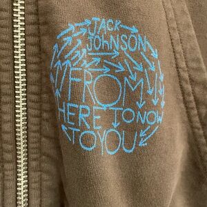 Jack Johnson Brown Graphic Hoodie Men’s M
